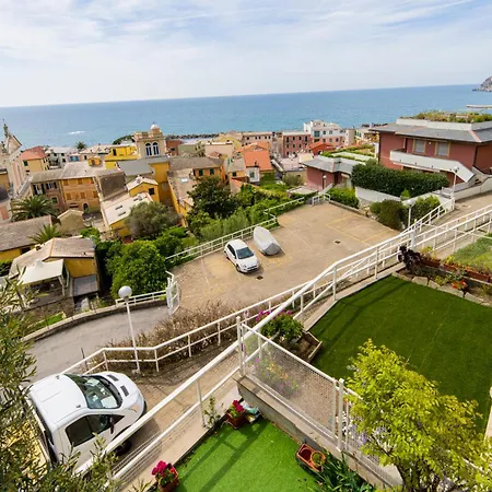 090d- Casa Serena, Vista Mare,5 Minuti A Piedi Dal Mare Apartament